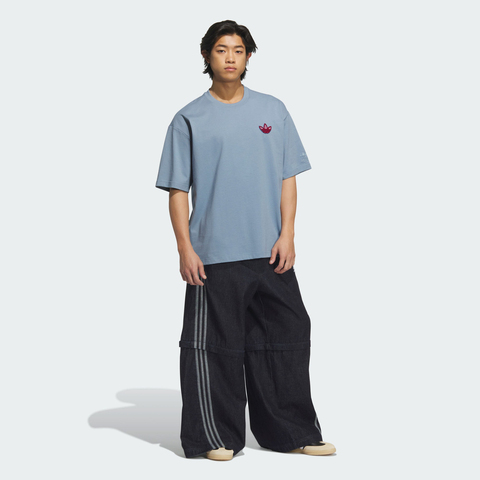 adidas Originals阿迪三叶草2025男子LM TEE针织无领短TKE5892