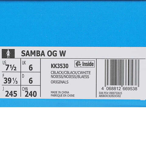 adidas Originals阿迪三叶草2025中性SAMBA OG WENERGYKK3530