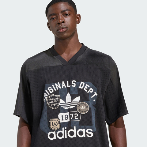 adidas Originals阿迪三叶草2025男子OG DEPT JERSEY针织无领短TKD6252