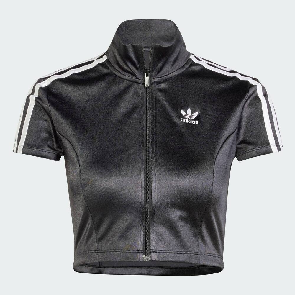 adidas Originals阿迪三叶草2025女子SHORTSLEEVE TT针织有领短TJD0277