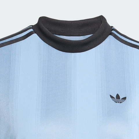 adidas Originals阿迪三叶草2025女子JACQUARD TEE针织无领短TJV9644