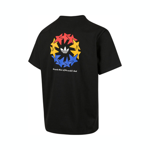 adidas Originals阿迪三叶草2025男子STAR WHEEL TEE针织无领短TJY0265