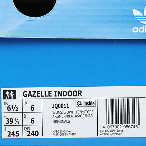 adidas Originals阿迪三叶草2025中性GAZELLE INDOORORI-CLASSICJQ0011