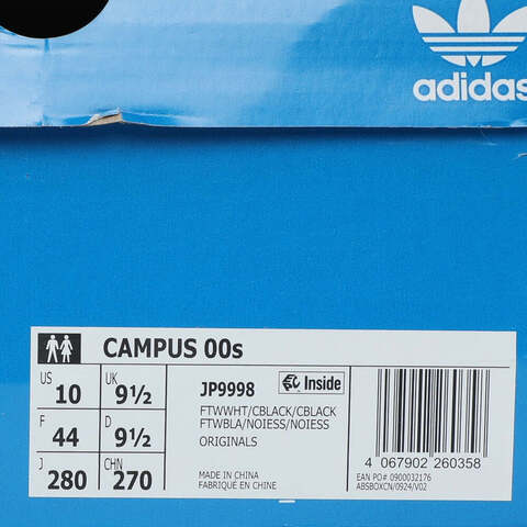 adidas Originals阿迪三叶草2025中性CAMPUS 00SORI-CLASSICJP9998