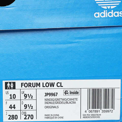adidas Originals阿迪三叶草2025中性FORUM LOW CLORI-BBALLJP9967