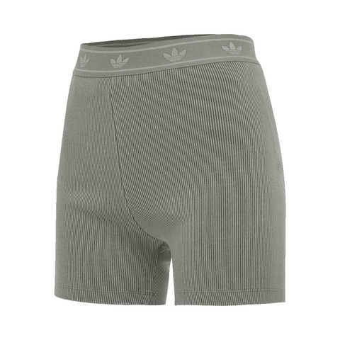 adidas Originals阿迪三叶草2025女子RIB BOOTY SHORT紧身短裤JC7552