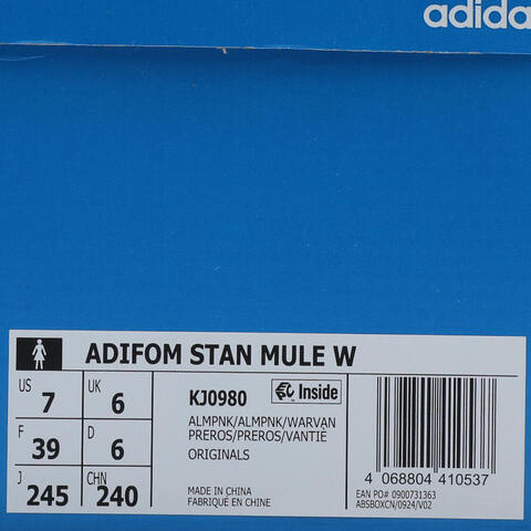 adidas Originals阿迪三叶草2025中性ADIFOM STAN MULE WORI-CLASSICKJ0980