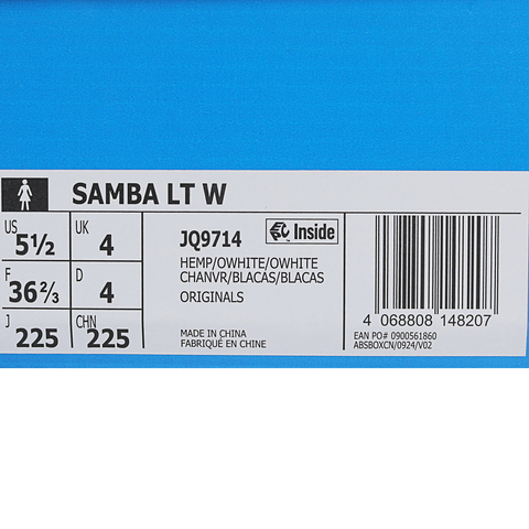 adidas Originals阿迪三叶草2025中性SAMBA LT WENERGYJQ9714