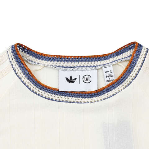 adidas Originals阿迪三叶草2025男子CLOT KNT CLR T针织无领短TJN7723