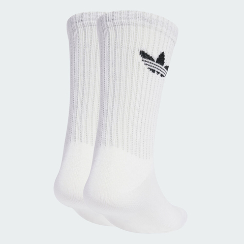 adidas Originals阿迪三叶草2025中性REFL CREW S 2P中袜优惠装JX5223