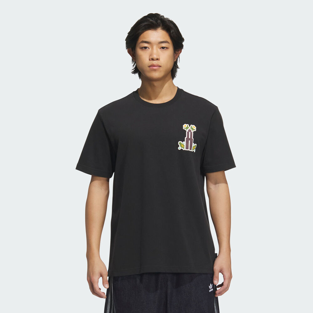 adidas Originals阿迪三叶草2025男子Q3 TEE 3 MONO针织无领短TKD1843
