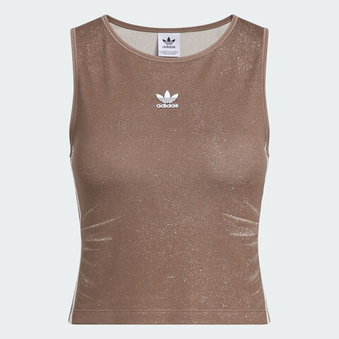 adidas Originals阿迪三叶草2025女子FAKE DENIM TANK休闲背心KE3892