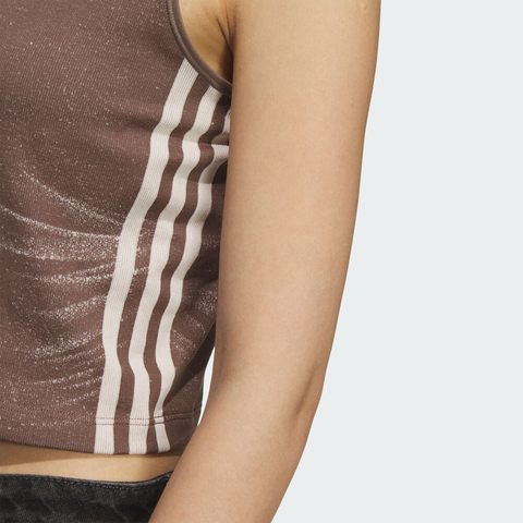 adidas Originals阿迪三叶草2025女子FAKE DENIM TANK休闲背心KE3892