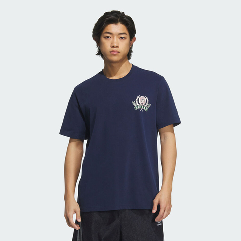 adidas Originals阿迪三叶草2025男子TEE VRCT 1针织无领短TKD1842