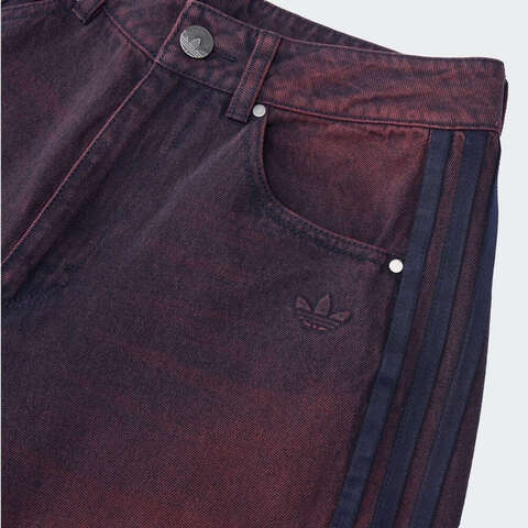 adidas Originals阿迪三叶草2025女子DENIM BN PANT牛仔长裤KG0201