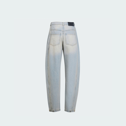adidas Originals阿迪三叶草2025女子DENIM BN PANT牛仔长裤KG0200