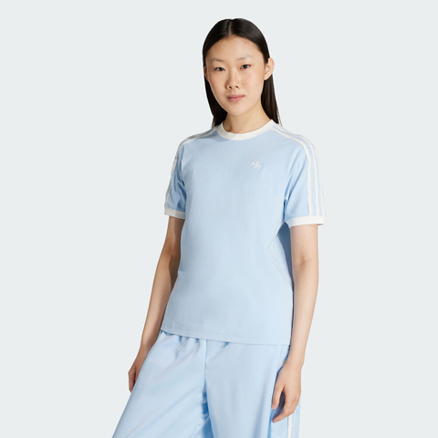 adidas Originals阿迪三叶草2025女子RUFFLE 3S TEE针织无领短TKC8820