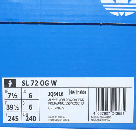 adidas Originals阿迪三叶草2025中性SL 72 OG WORI-RUNNINGJQ6416