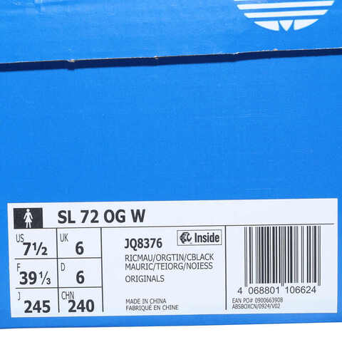 adidas Originals阿迪三叶草2025中性SL 72 OG WORI-RUNNINGJQ8376