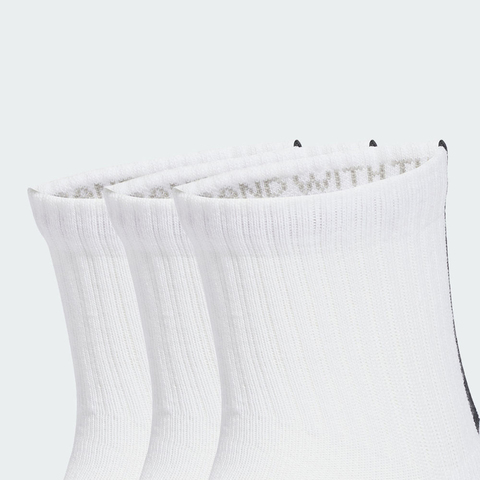 adidas Originals阿迪三叶草2025中性3S 1/4 SOCKS 3P短袜优惠装JV7423