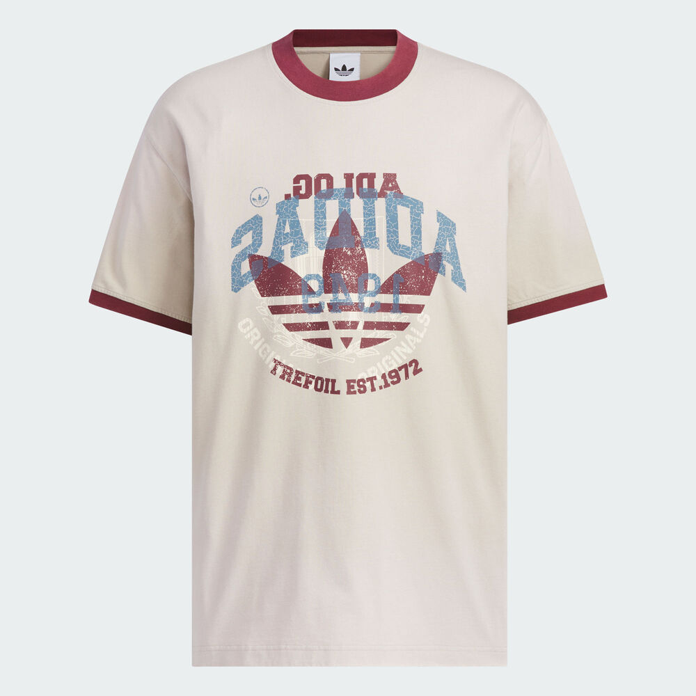 adidas Originals阿迪三叶草2025男子BBLS WASHED TEE针织无领短TKC0288