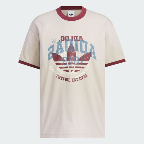 adidas Originals阿迪三叶草2025男子BBLS WASHED TEE针织无领短TKC0288