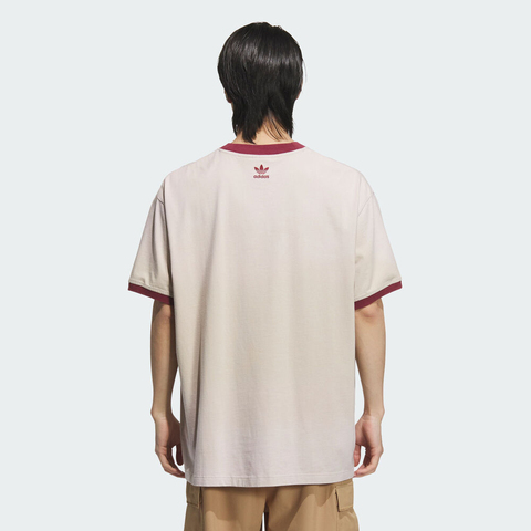 adidas Originals阿迪三叶草2025男子BBLS WASHED TEE针织无领短TKC0288