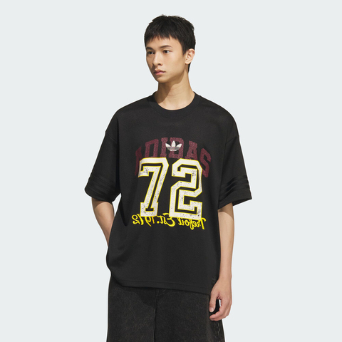 adidas Originals阿迪三叶草2025男子BBLS MESH TEE针织无领短TKF0720