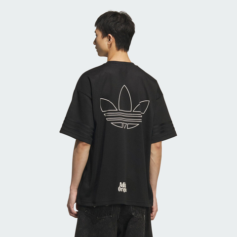 adidas Originals阿迪三叶草2025男子BBLS MESH TEE针织无领短TKF0720