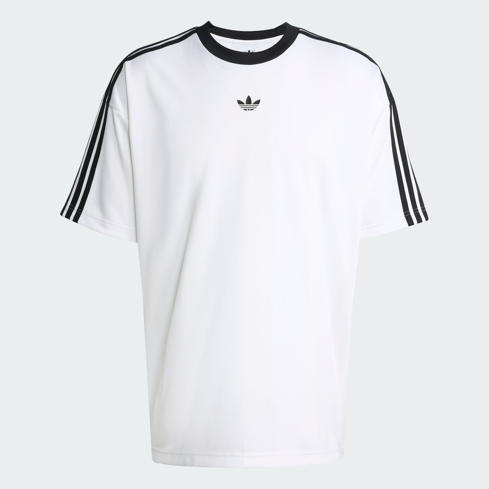 adidas Originals阿迪三叶草2025男子JACQUARD JERSEY针织无领短TJW5877