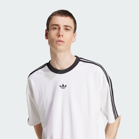 adidas Originals阿迪三叶草2025男子JACQUARD JERSEY针织无领短TJW5877