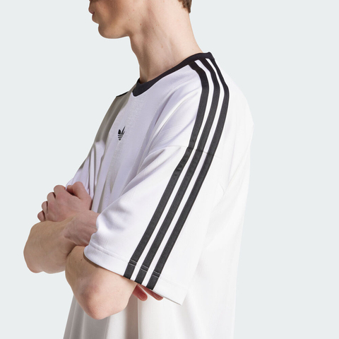 adidas Originals阿迪三叶草2025男子JACQUARD JERSEY针织无领短TJW5877
