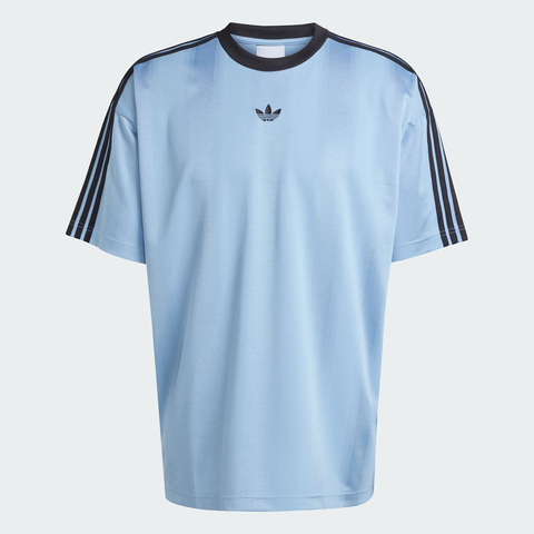 adidas Originals阿迪三叶草2025男子JACQUARD JERSEY针织无领短TJW5879