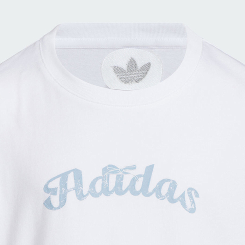 adidas Originals阿迪三叶草2025男大童JG 101 TEE针织无领短TKG6625