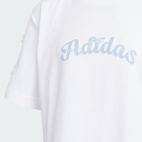 adidas Originals阿迪三叶草2025男大童JG 101 TEE针织无领短TKG6625