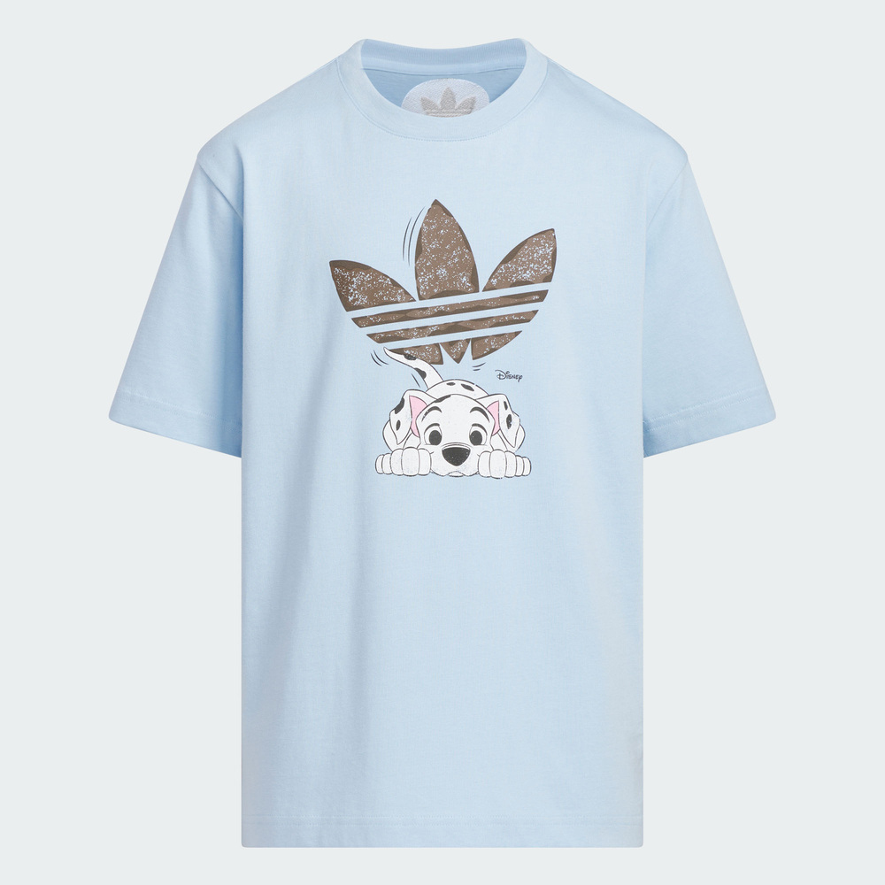 adidas Originals阿迪三叶草2025男大童JK 101 TEE针织无领短TKG6628