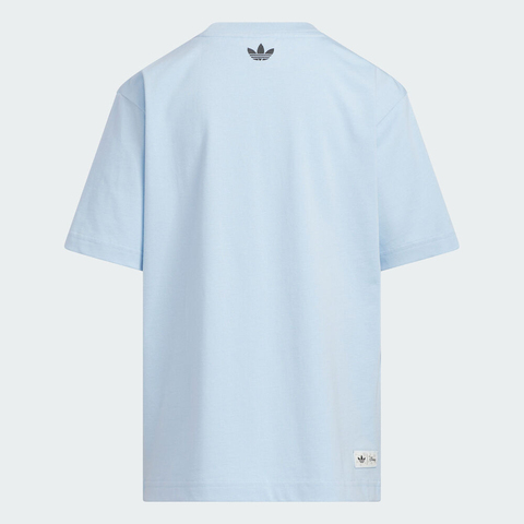 adidas Originals阿迪三叶草2025男大童JK 101 TEE针织无领短TKG6628