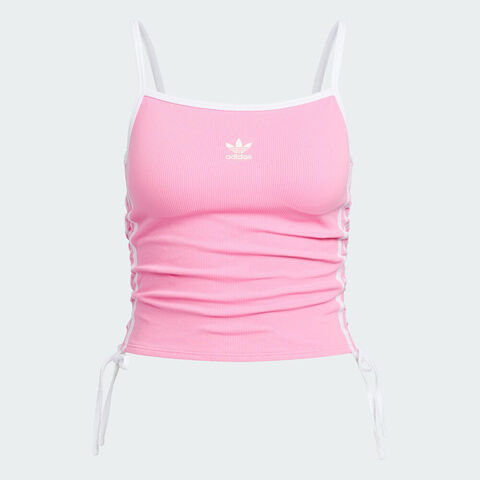 adidas Originals阿迪三叶草2025女子DRAWSTRING TANK吊带背心KE3888