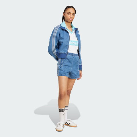 adidas Originals阿迪三叶草2025女子FOOTBALL TEE针织有领短TJZ0848