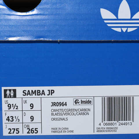 adidas Originals阿迪三叶草2025中性SAMBA JPORI-CLASSICJR0964