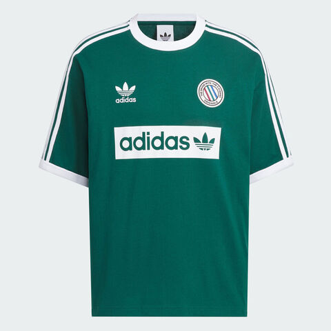 adidas Originals阿迪三叶草2025男子RINGER TEE针织无领短TKC2604