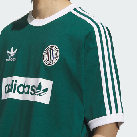 adidas Originals阿迪三叶草2025男子RINGER TEE针织无领短TKC2604