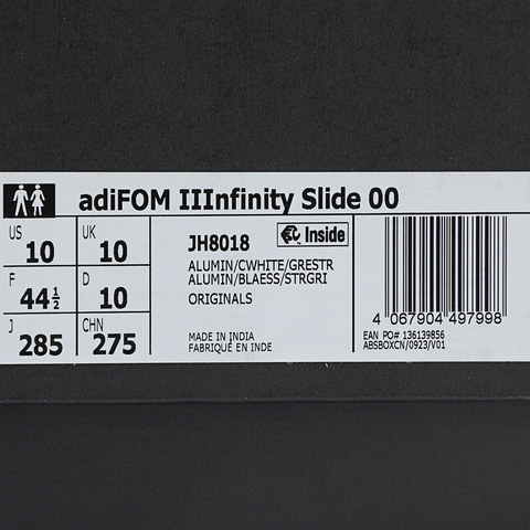 adidas Originals阿迪三叶草2025中性ADIFOM IIINFINITY SLIDE 002ORI-BBALLJH8018