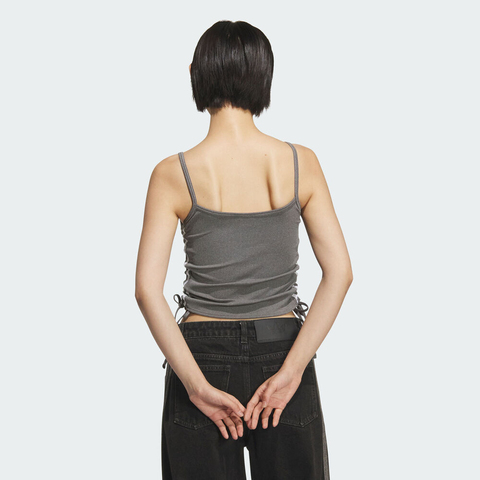 adidas Originals阿迪三叶草2025女子DRAWSTRING TANK吊带背心KE3889