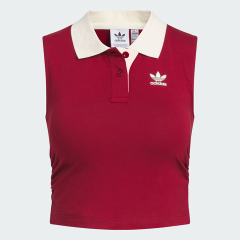 adidas Originals阿迪三叶草2025女子POLO PAD TANK休闲背心KF4242