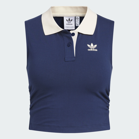 adidas Originals阿迪三叶草2025女子POLO PAD TANK休闲背心KE3893