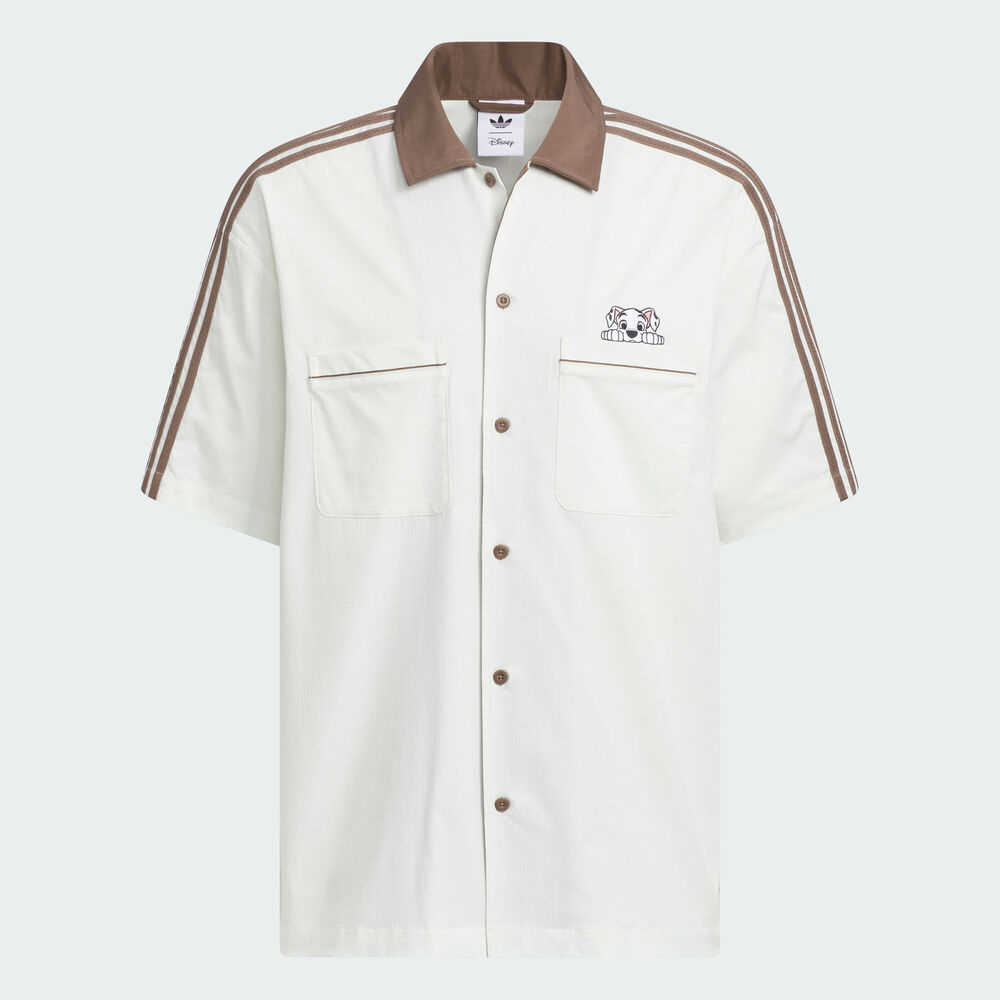 adidas Originals阿迪三叶草2025男子U BOWLING TEE短袖衬衫KG6690