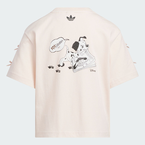 adidas Originals阿迪三叶草2025女大童JG 101 TEE针织无领短TKG6626