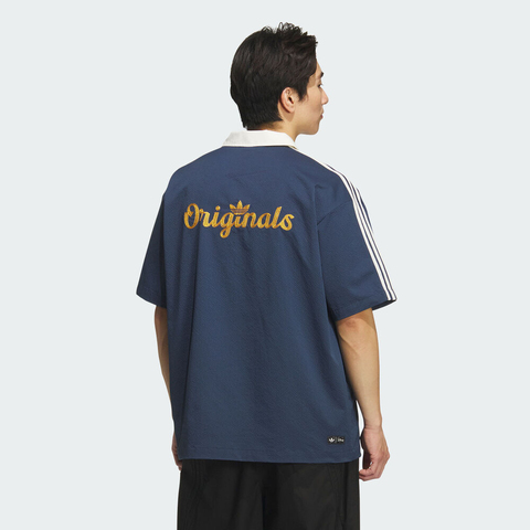 adidas Originals阿迪三叶草2025男子U BOWLING TEE短袖衬衫KG6689