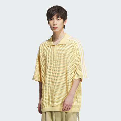 adidas Originals阿迪三叶草2025男子RST FF POLO SS针织有领短TKE5814